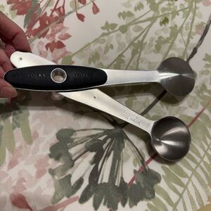 Starbucks Black and Silver Espresso Measuring Scoop